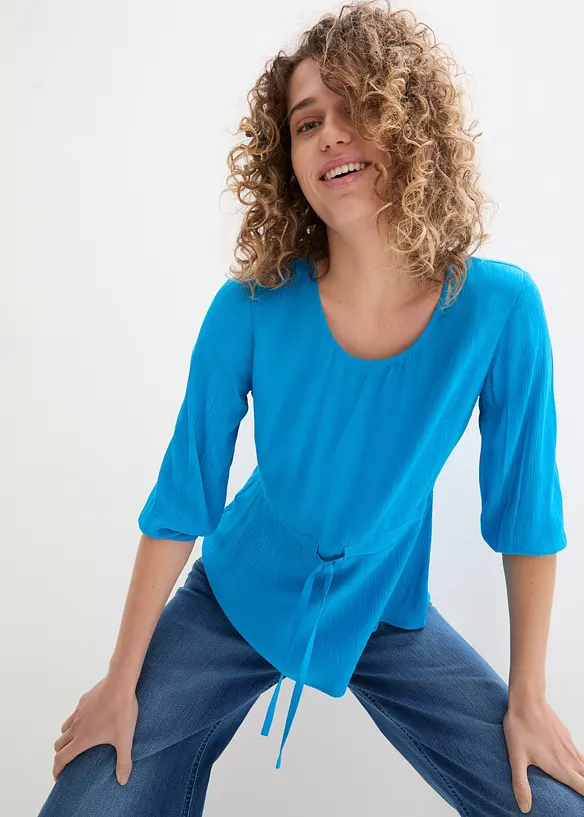 Crinkle tuniek van zachte viscose, bonprix