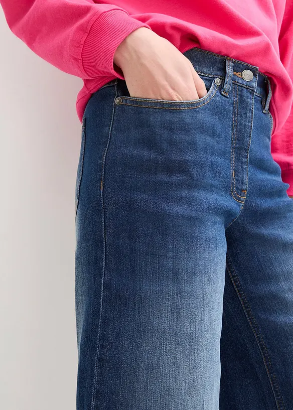 High waist stretch jeans, straight, bonprix