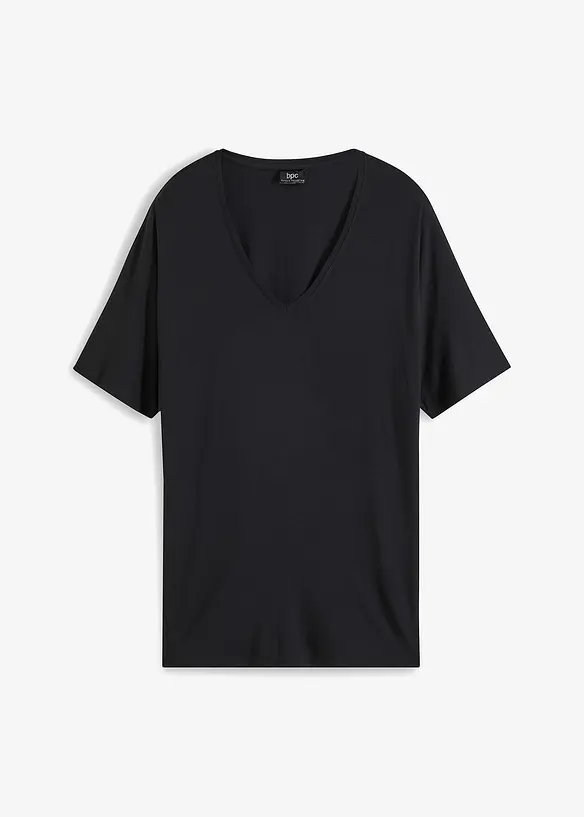 Longshirt in een fijne viscosemix, bonprix