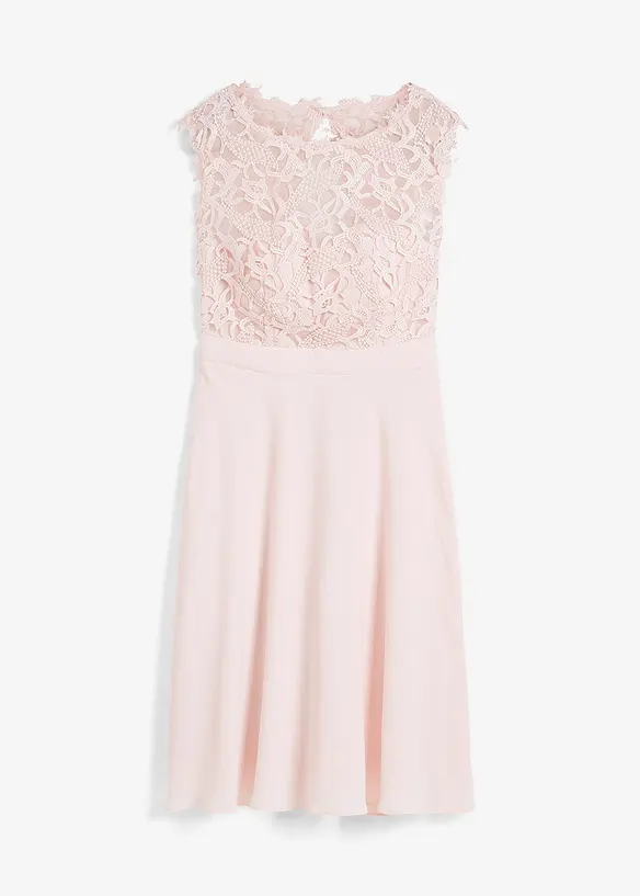 Jurk met kant, bonprix