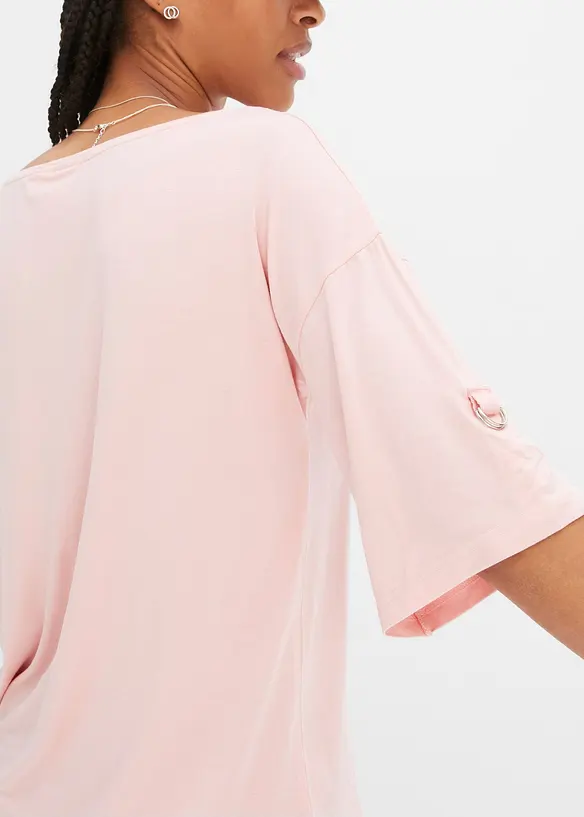 T-shirt met boothals, bonprix