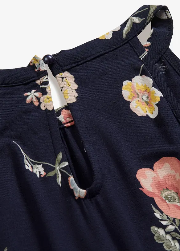 Gedessineerde top met viscose, bonprix