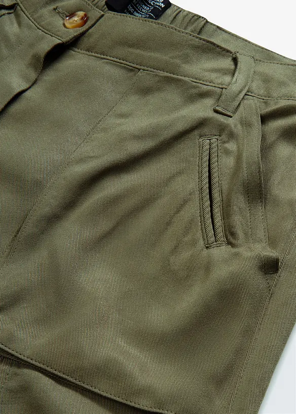 Soepelvallende, wijde cargo broek, bonprix