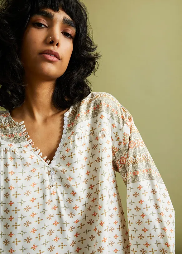 Blouse van soepele viscose, bonprix