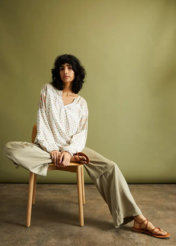 Blouse van soepele viscose, bonprix