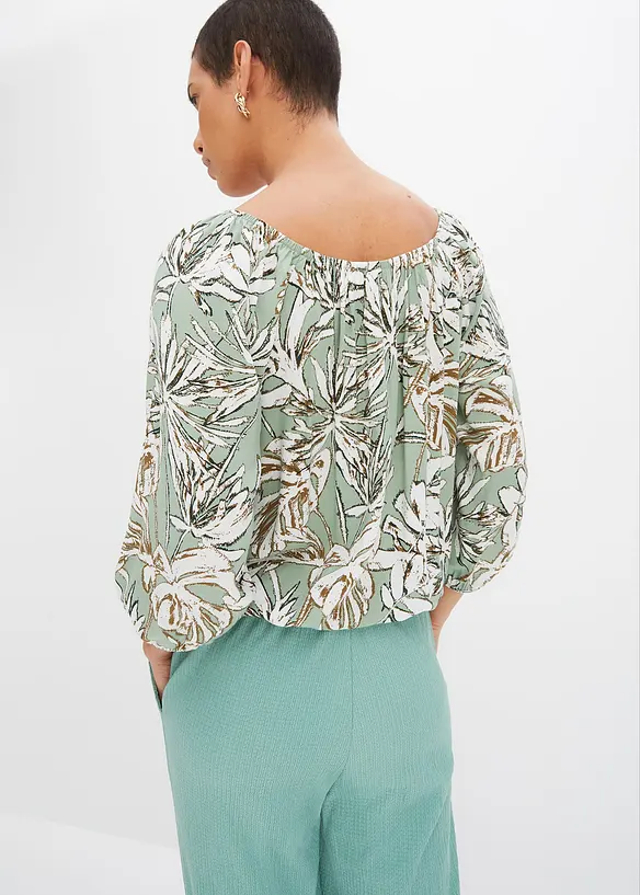 Gedessineerde tuniek van soepele viscose, bonprix