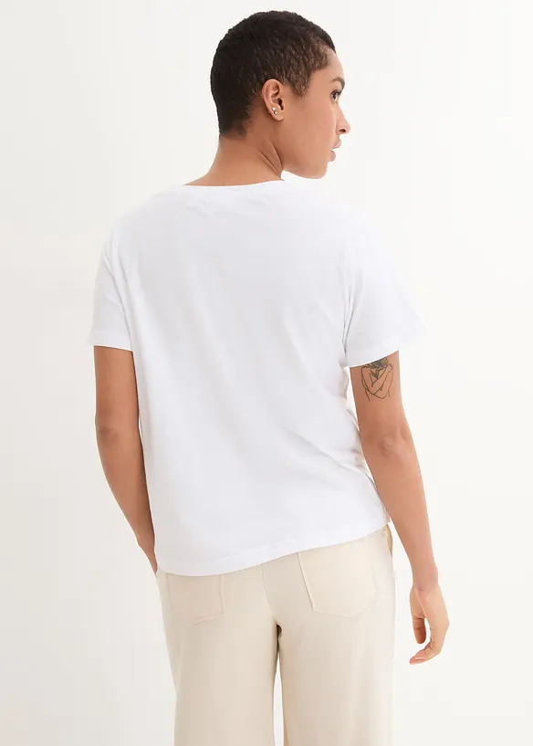 T-shirt van puur biologisch katoen, bonprix