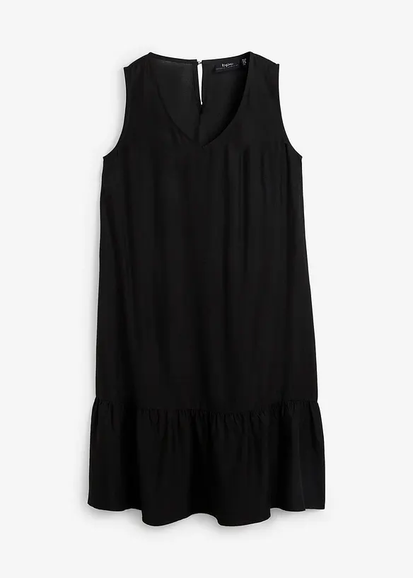 Korte viscose jurk in A-lijn, bonprix