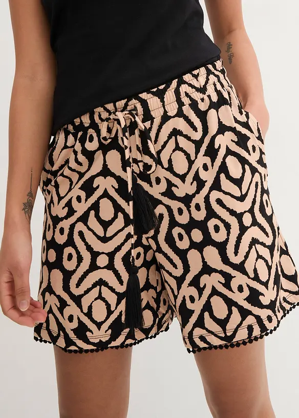 Jersey short van soepele viscose, bonprix