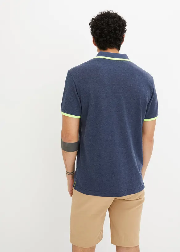Piqué poloshirt met biologisch katoen, bonprix