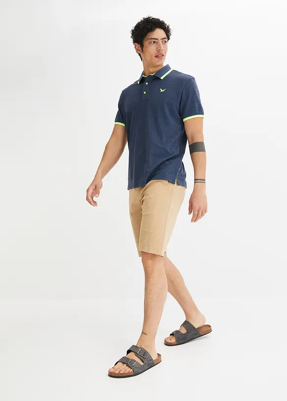 Piqué poloshirt met biologisch katoen, bonprix