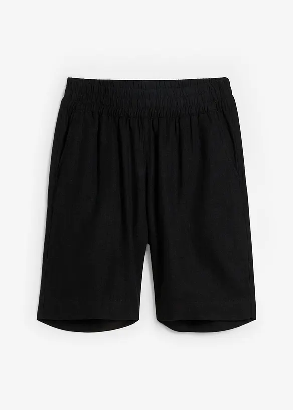 Bermuda met linnen viscose mix, bonprix
