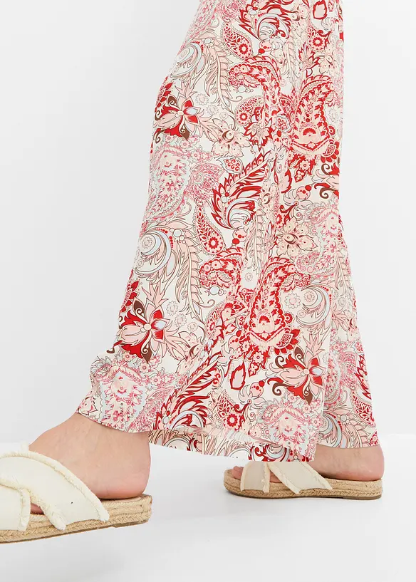 Broek met paisley, bonprix