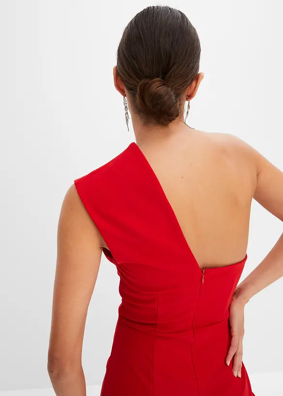 Jumpsuit van crêpe met structuur, bonprix