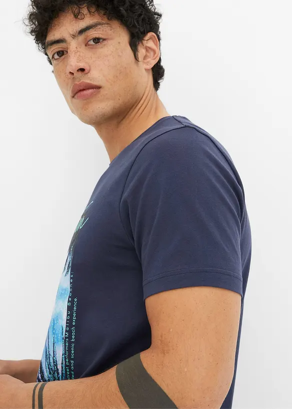 T-shirt van biologisch katoen met fotoprint, bonprix