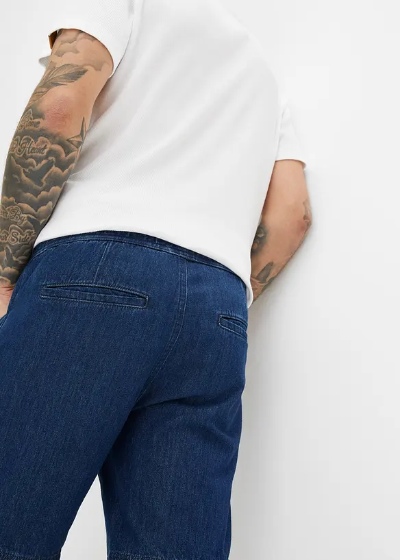 Lange instap jeans short, regular fit, bonprix