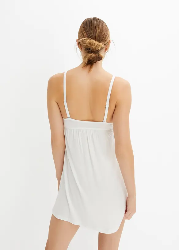 Slipdress van viscose met broderie anglaise, bonprix