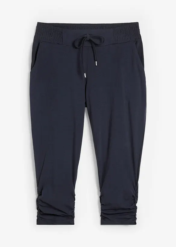 Jersey broek van katoenmix, bonprix