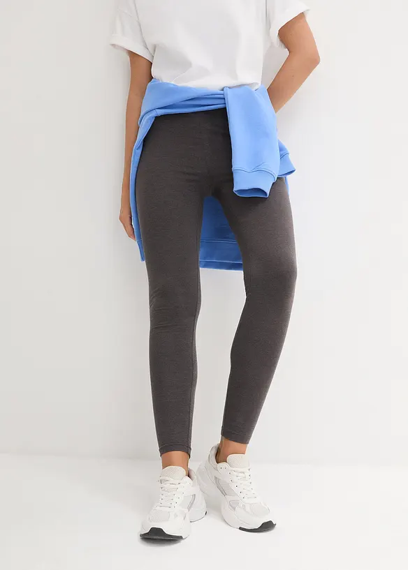 Legging met biologisch katoen (set van 2), bonprix