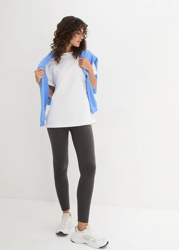Legging met biologisch katoen (set van 2), bonprix