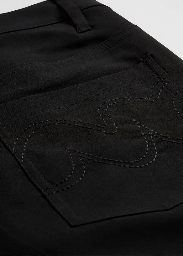 Bengaline stretch broek, bootcut, bonprix