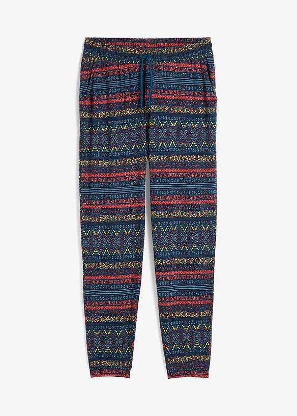 Jersey broek van zachte viscosemix, bonprix