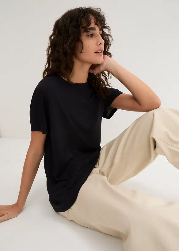 Longshirt van zachte viscose, bonprix