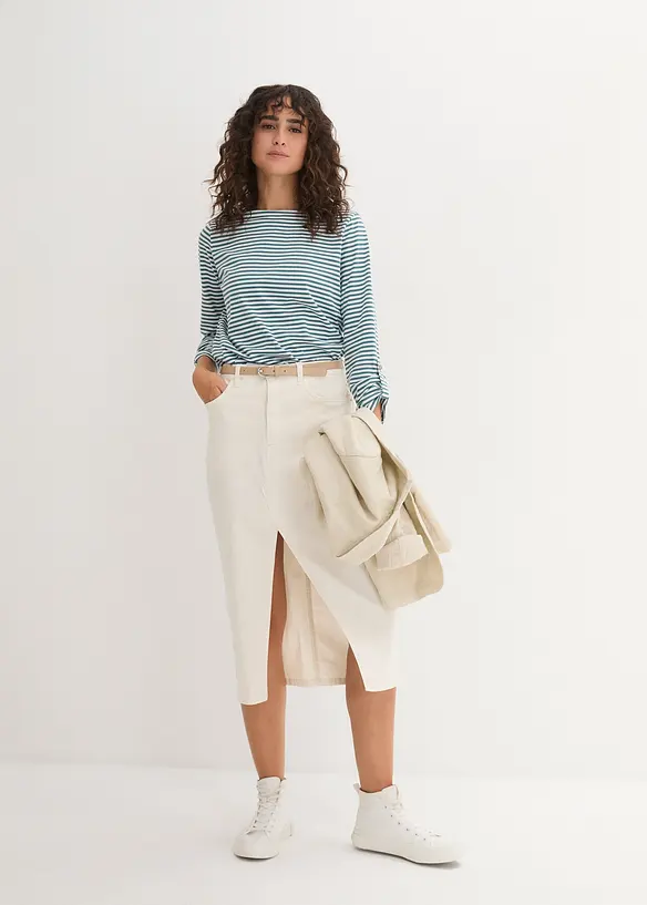 Longsleeve van puur katoen, bonprix
