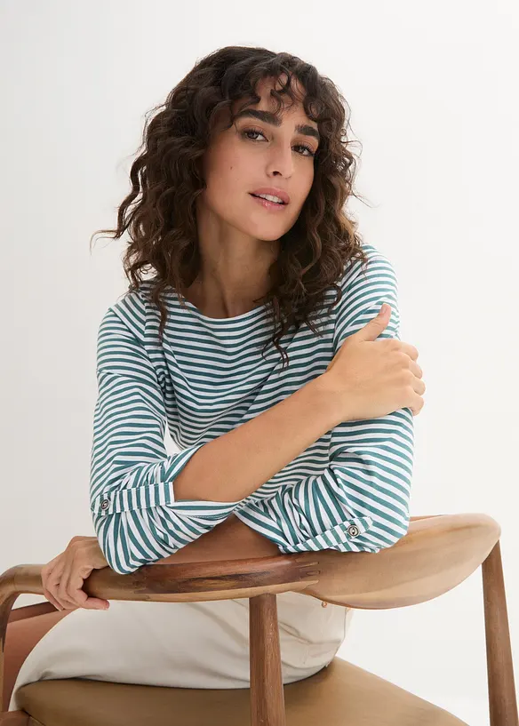 Longsleeve van puur katoen, bonprix