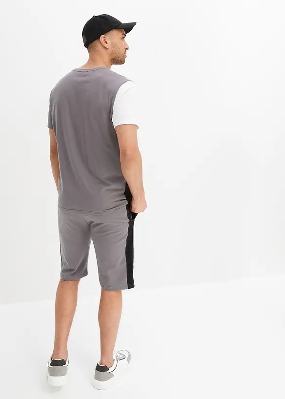 T-shirt en sweat bermuda (2-dlg. set), bonprix