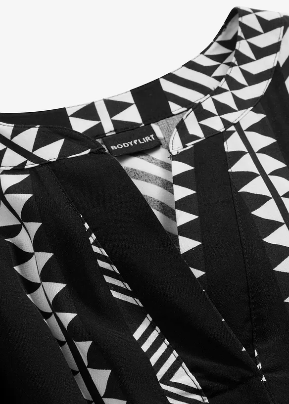 Maxi jurk met printvan soepele viscose, bonprix