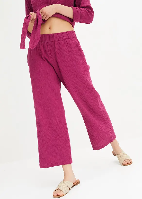 Marlene Dietrich broek van mousseline, bonprix