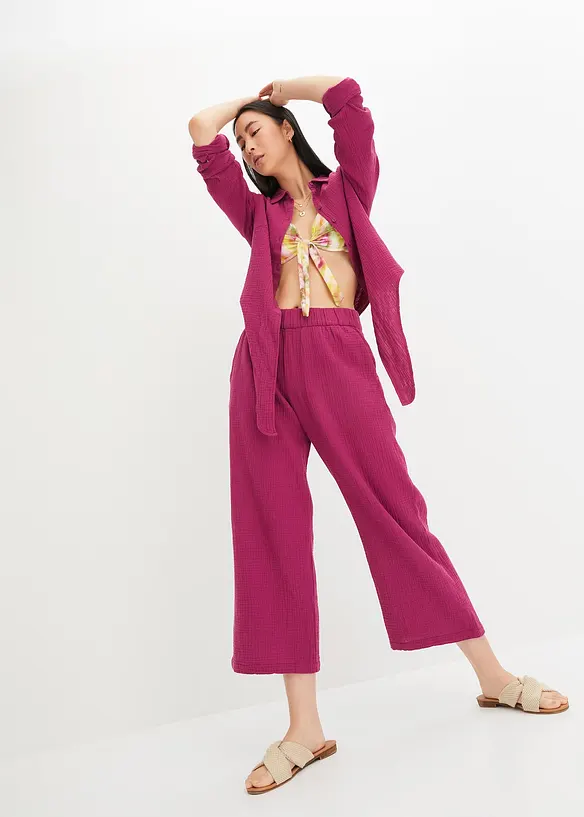 Marlene Dietrich broek van mousseline, bonprix