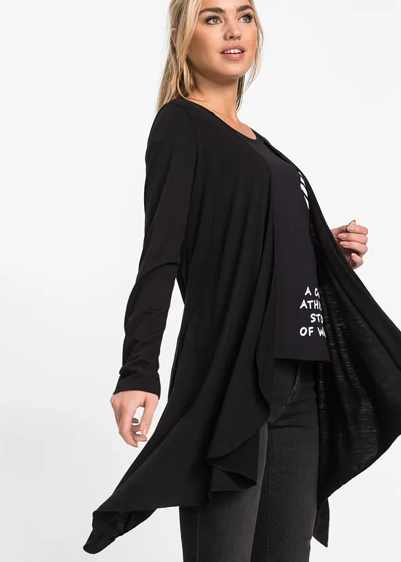 Shirtvest in een viscosemix, bonprix
