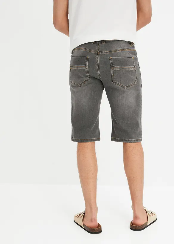 Sweat jeans bermuda met comfort fit, regular fit, bonprix