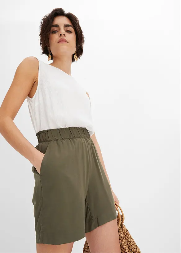 Short van viscose, bonprix