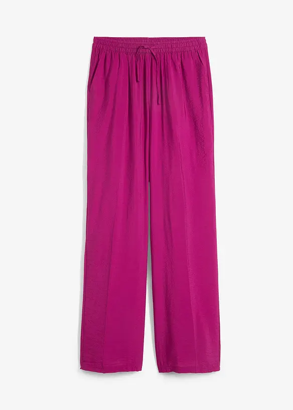 Marlene broek met elastische tailleband van viscosemix, bonprix