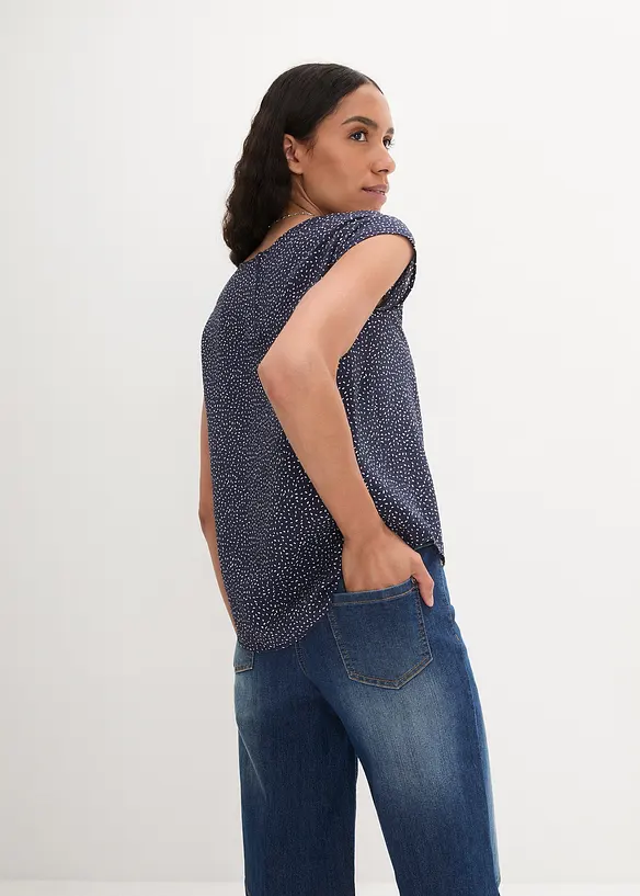 Shirtblouse in een zachte viscosemix, bonprix