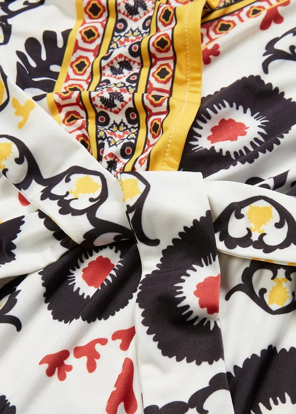 Jersey jurk met striklint, bonprix