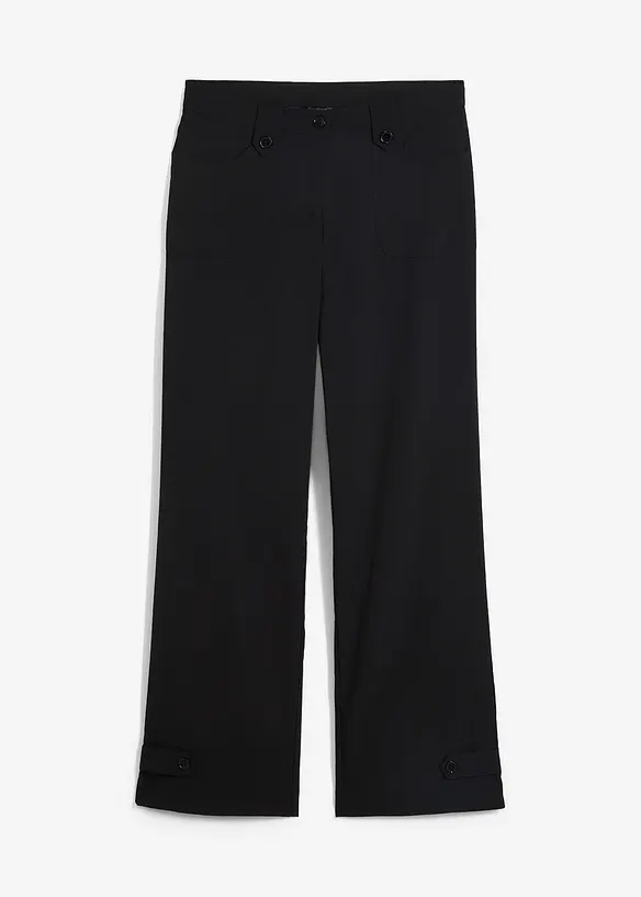 Bengaline stretch broek met comfortband, bonprix