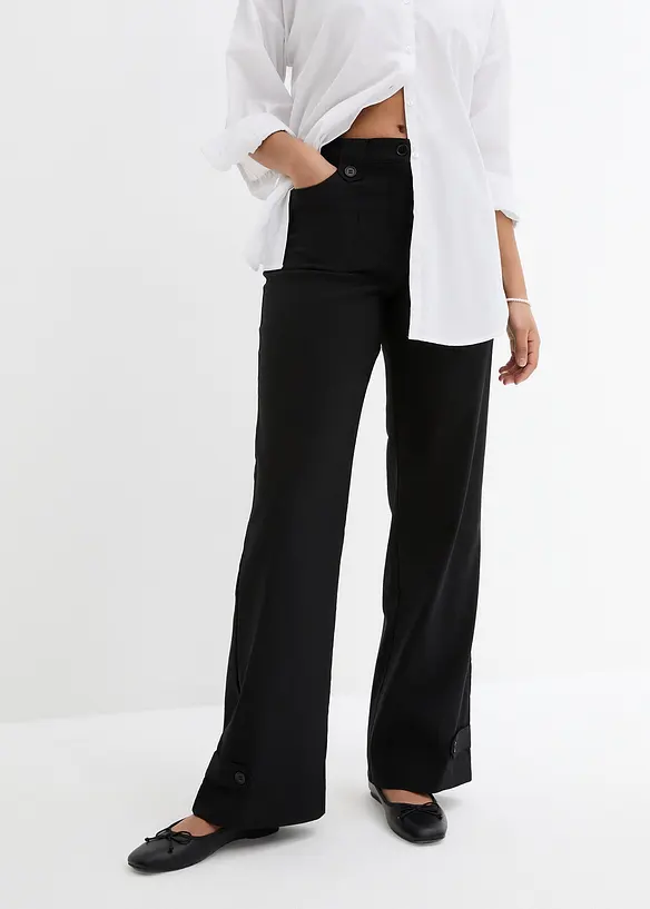 Bengaline stretch broek met comfortband, bonprix