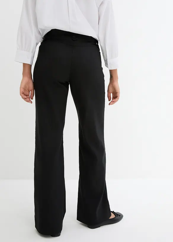 Bengaline stretch broek met comfortband, bonprix