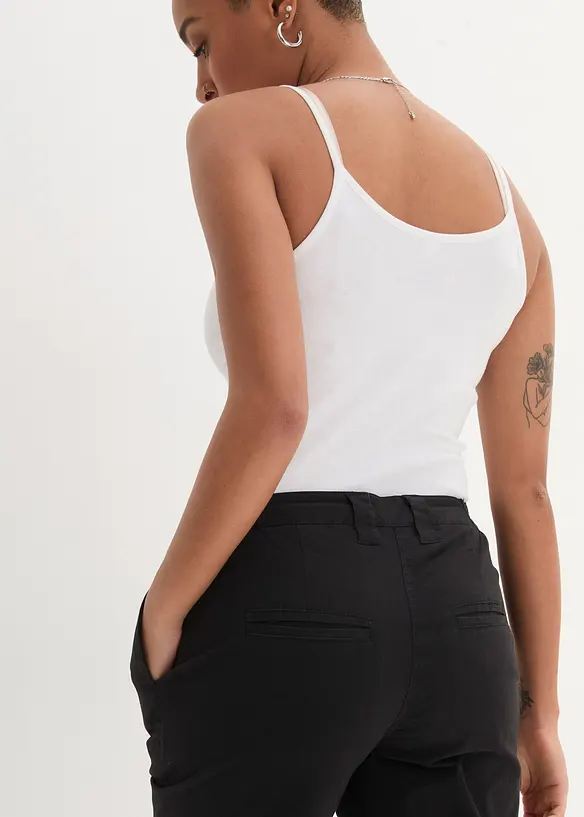 Chino broek met katoen, enkellang, bonprix