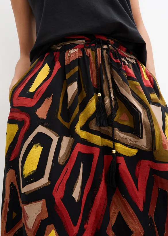 Maxi rok van soepele viscose, bonprix