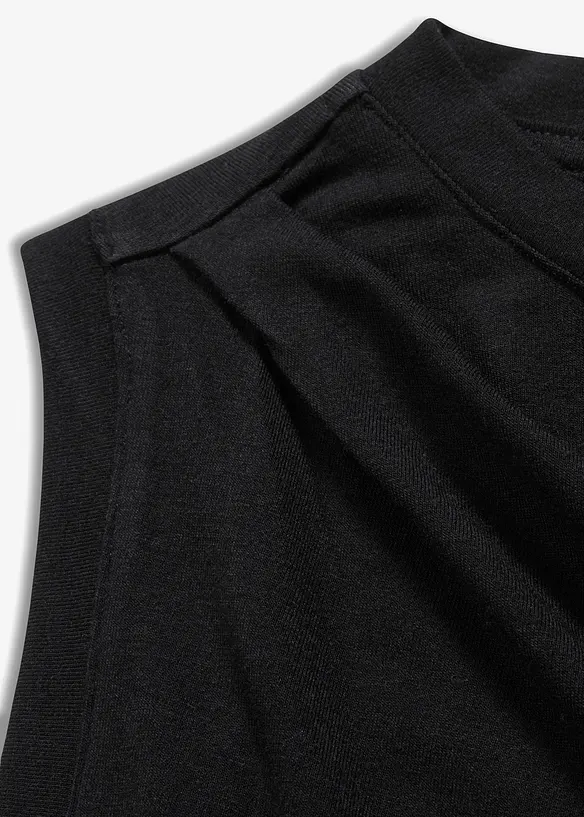 Shirt met drapering, bonprix