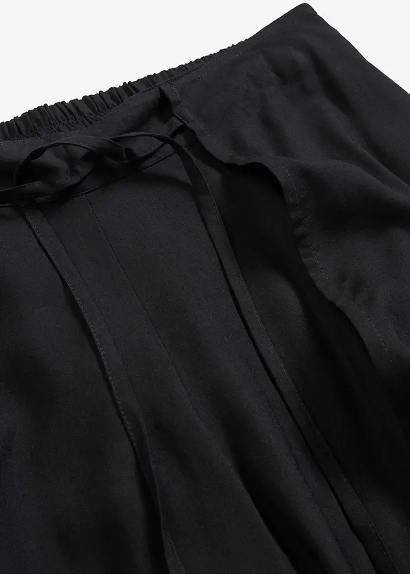 Viscose broek met splitten, bonprix