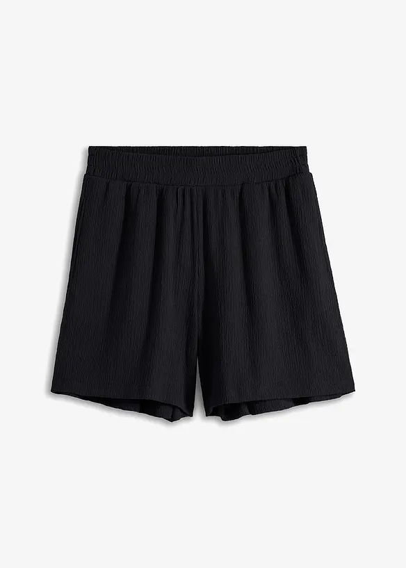 Instapshort van gestructureerde jersey en een hoge tailleband, bonprix