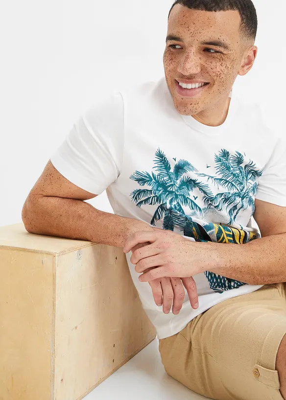 T-shirt van biologisch katoen, bonprix
