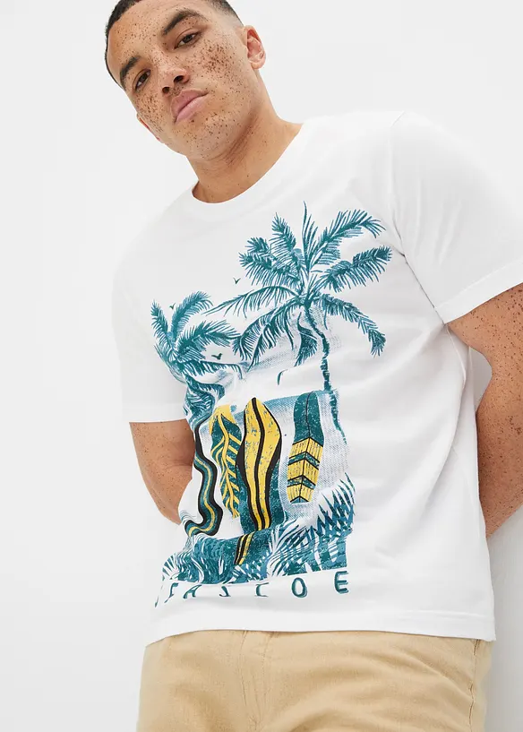 T-shirt van biologisch katoen, bonprix