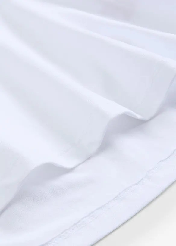 Lang basic T-shirt (set van 2), bonprix